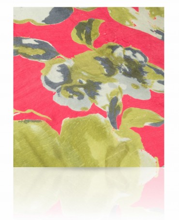 Палантин Женский S-BIG.FLOWER/PINK